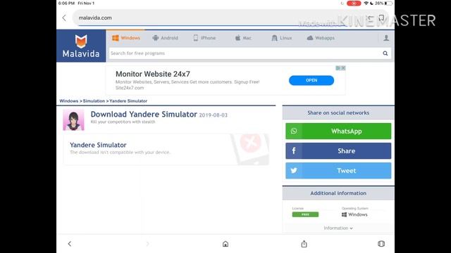 How to download yandere sim on iPad (laggy on iPad though) смотреть онлайн