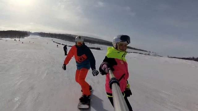 Сноуборд. Начало весны 2019. Петропавловск, Казахстан смотреть онлайн