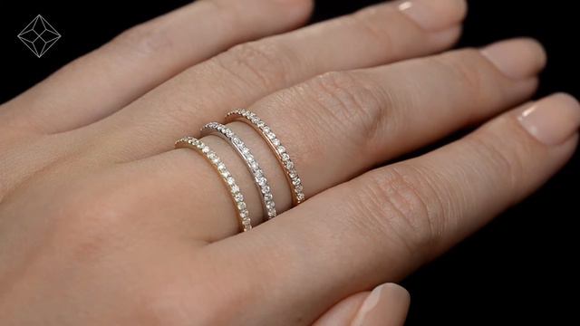 E5963 - Vivara Collection 0.65ct Diamond and 9K Tri Colour Gold Ring смотреть онлайн