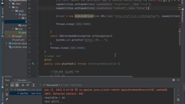 1- Appium ile Hesap Makinesi Testi Yapmak ve Appium Inspector Kullanımı смотреть онлайн
