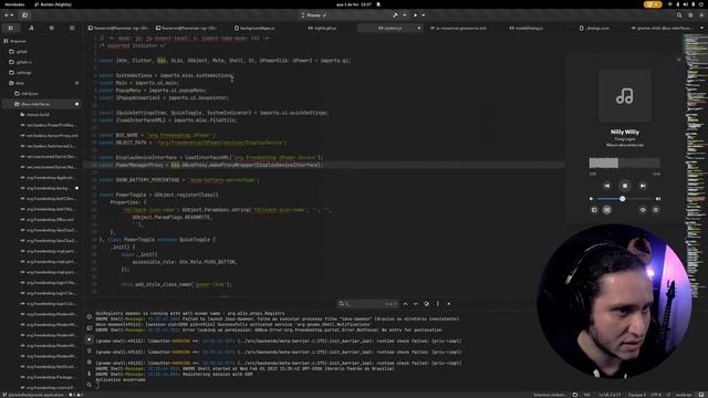 GNOME Live Coding | Shell | Quick settings updates, part 2 (EN) смотреть онлайн
