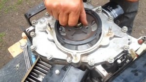 Двигатель УМЗ-341.Мотоблок АГРО .Сборка.Как снять сцеление с калинвала?