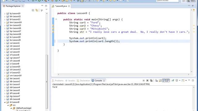 Java Tutorial - 09 - Obtaining the Length of a String смотреть онлайн