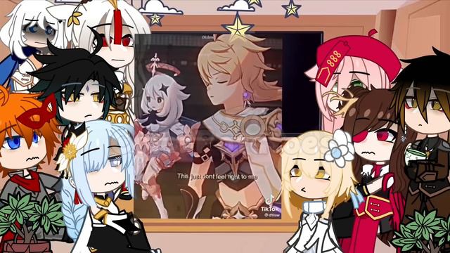 Liyue(+Lumine & Childe) React To Traveler(Aether) || Genshin Impact || GC || 1/2 || Reload/repost-