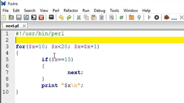 Perl Tutorial - 31: Next Statement смотреть онлайн