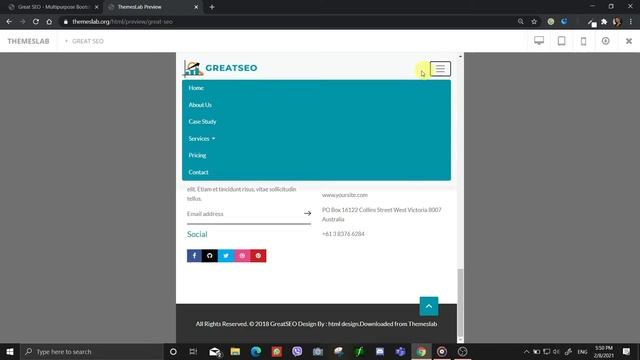 Great SEO : Multipurpose Bootstrap HTML Template смотреть онлайн