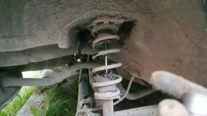 Снятие задний стойки амортизатора nissan almera classic #ниссан