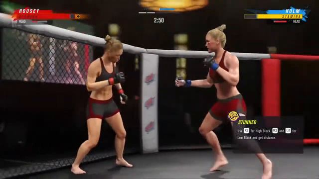 UFC 4: Holly Holm vs. Ronda Rousey in a WTA - Full Gameplay смотреть онлайн