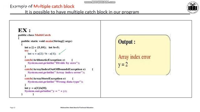 Keywords for Exception Handling in Java: try, catch, finally, throws and throw смотреть онлайн