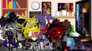 FNAF 1 Reacts To: “Darkest Desire” | FNaF | Gacha Club