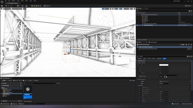 Unreal Engine 5 Rendering Ambient Occlusion with Post Process Material смотреть онлайн