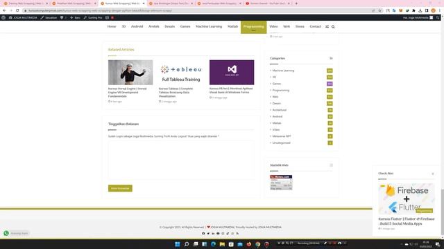 Kursus Web Scrapping Web Scrapping dengan Python BeautifulSoup, Selenium & Scrapy смотреть онлайн