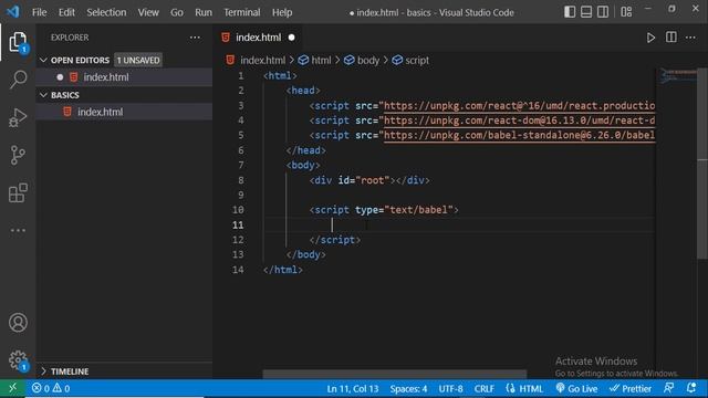 React in Tamil - 2 - Using React in HTML смотреть онлайн