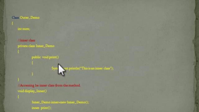 JAVA - Inner Class смотреть онлайн