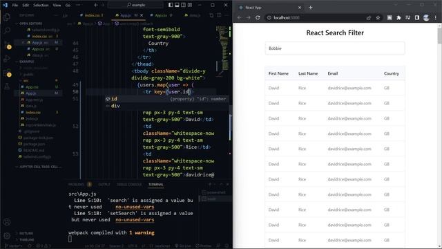 React Search Filter in 5 Minutes смотреть онлайн
