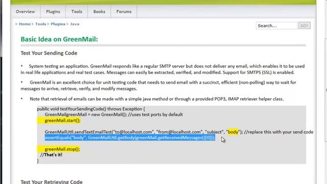 Junit on Email Service - GreenMail Basic Idea смотреть онлайн