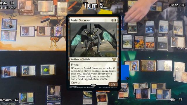 Commander Game - Hinata, Atraxa, Isshin, Shorikai - EDH Format смотреть онлайн