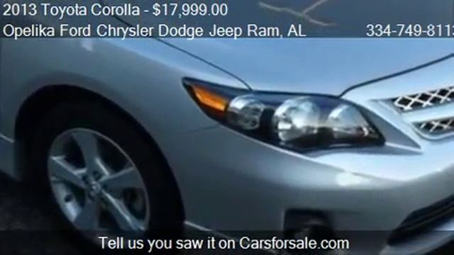 2013 Toyota Corolla - for sale in Opelika, AL 36801 смотреть онлайн