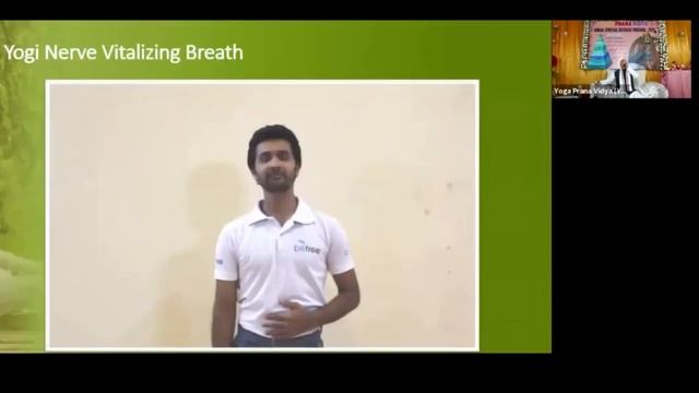 Yogi Nerve Vitalizing Breath | Shri N J Reddy | Yoga Prana Vidya