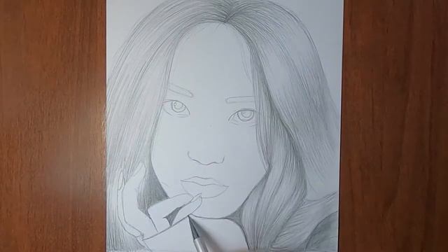 How to draw a girl for beginners || Pencil sketch || bir kız nasıl çizilir смотреть онлайн
