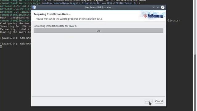 NetBeans 6.9 Installation In Linux Mint 18 With Oracle JDK 6