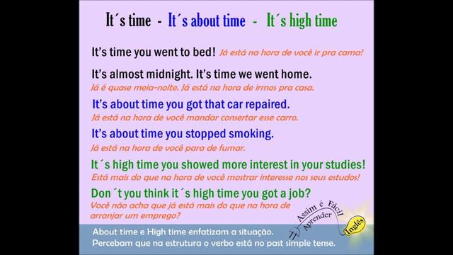 It´s time - It´s about time - It´s high time смотреть онлайн
