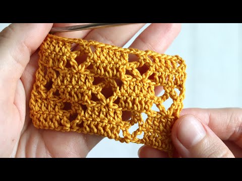 АЖУРНЫЙ узор крючком смотреть онлайн