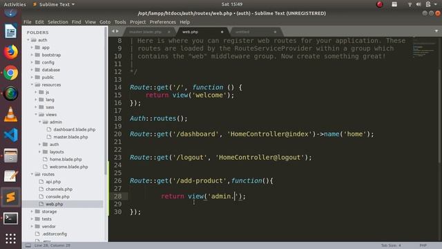 Make custom page admin lte with authentification Laravel | Hindi смотреть онлайн