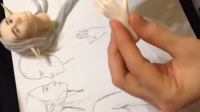 1 Копия видео Мастер-класс: лепка рук для куклы из пластики смотреть онлайн