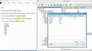 Database Tutorial (pgAdmin III) - HW02