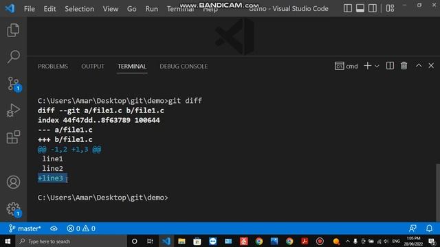 Git diff command (how to use) смотреть онлайн
