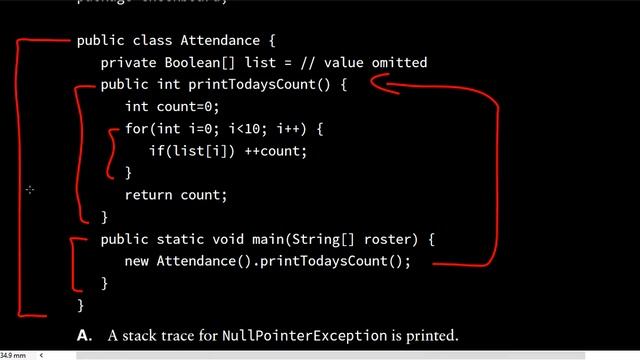 OCA JAVA SE 8 Programmer Guide Practice Test Chapter 8 # 21 - 30 смотреть онлайн