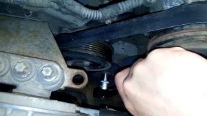 Натягиваем ремень генератора астра Н (astra H) Z17DTL