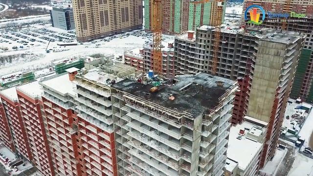 Ход строительства ЖК "Триумф Парк" - декабрь 2018 смотреть онлайн