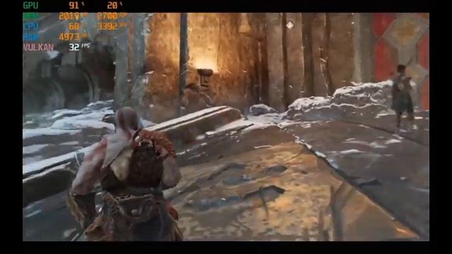 GTX 750 TI GOD OF WAR PC GAMEPLAY | I5 3470 PC Performance Test | 30fps, 540p FSR - Low смотреть онлайн