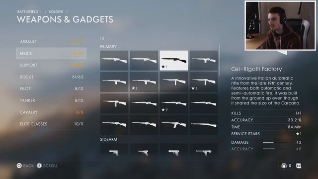 Battlefield 1 - My Stats So Far! (K/D, Win Percentage, Score Per Minute Etc.) смотреть онлайн