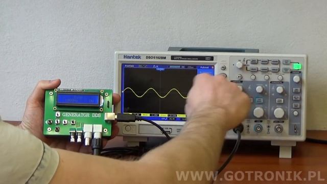 Oscyloskop DSO5102BM Hantek + generator DDS смотреть онлайн