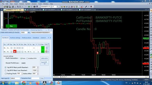 ROBO TRADING BANKNIFTY OPTION 27 JAN 22 .6 LOT TODAY PROFIT RS.6000 смотреть онлайн