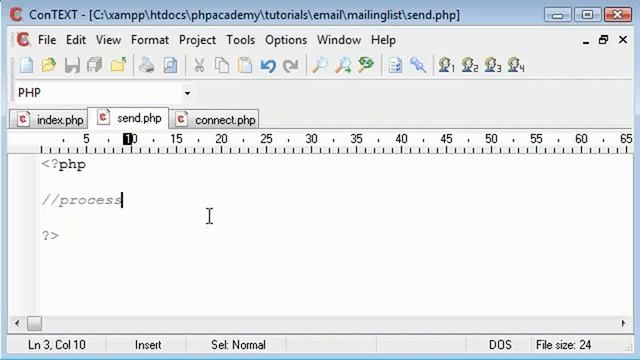 ‪PHP Tutorials- Create a mailing list (Part 1)‬ - YouTube.flv смотреть онлайн