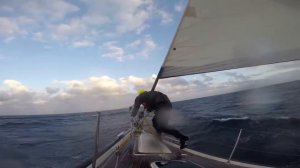 на яхте в океане