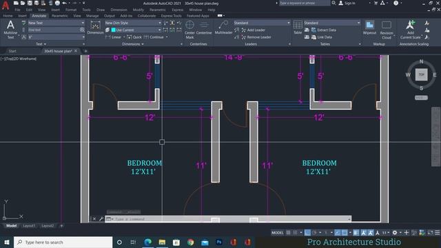 How to Add Text in a Floor Plan of AutoCAD l Class 22 Urdu/Hindi Part 8 of 9 смотреть онлайн
