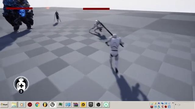 AdvARPG Game UE4 - Combat Test смотреть онлайн