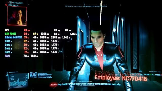 Athlon x4 870K + GTX 750 Ti Cyber Punk 2077 Game Test смотреть онлайн