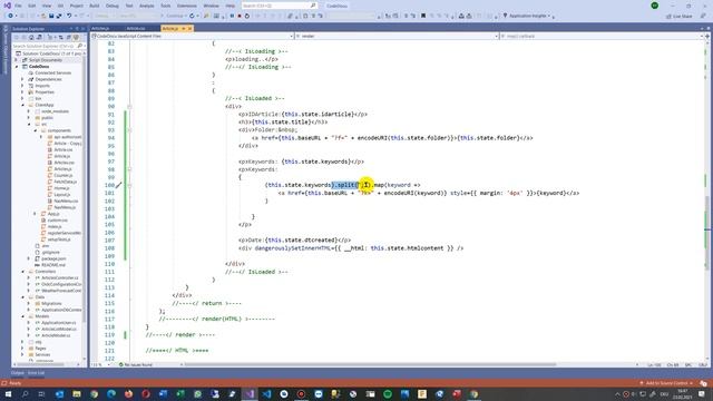 ? Split Text in React Render() in einzelne HTML Elemente смотреть онлайн