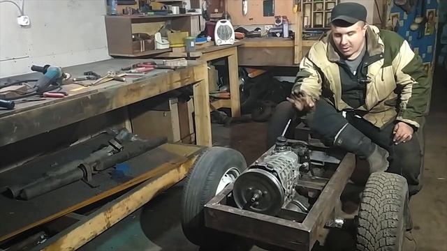 ПОСТАВИЛ КПП на МИНИ ТРАКТОР! Настраиваю угол поворота смотреть онлайн