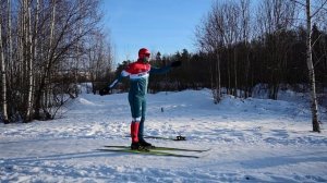 Классическая лыжная техника с нуля