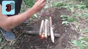 5 расспостранённых видов костров.Как развести костёр в лесу.