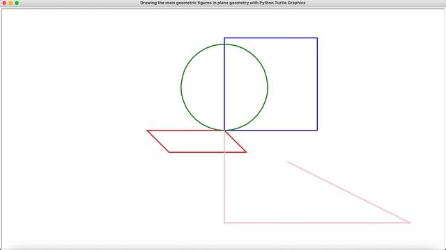 Drawing the main 2D geometric figures, e.g. the parallelogram, square, circle, triangle, & trapeziu смотреть онлайн