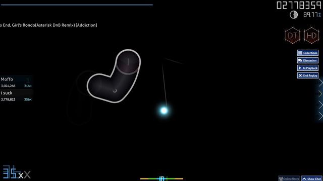 i suck | Wakeshima Kanon - World's End, Girl's Rondo(Asterisk DnB Remix) [Addiction] +HD,DT 88.12% смотреть онлайн