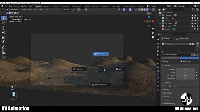 Forest Scene Creation with Jungle Scape Add on in Blender смотреть онлайн